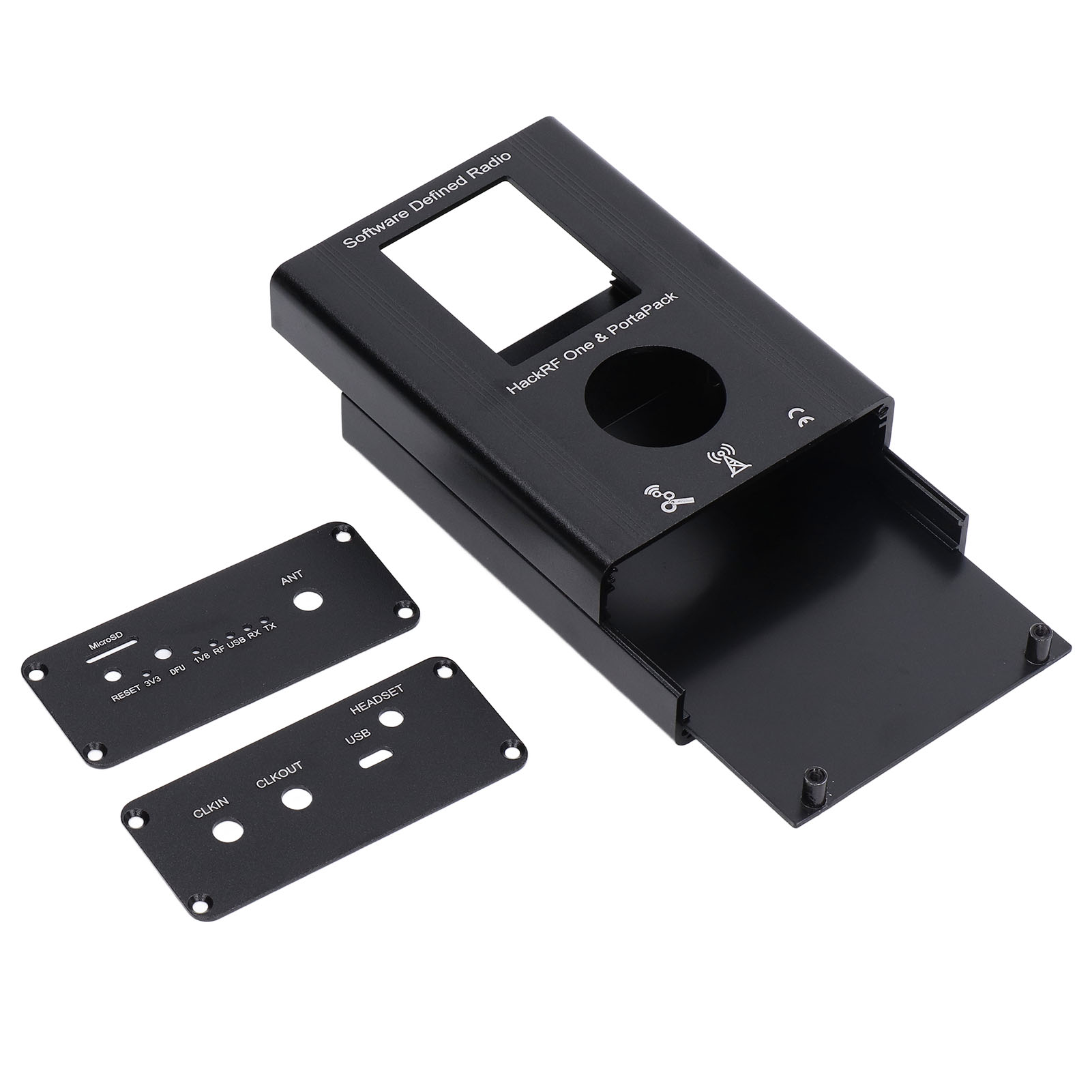 Wasserdichter Aluminium-elektroanschlusskasten, Abnehmbare Verteilerdose, Schwarz, Für Heimwerker