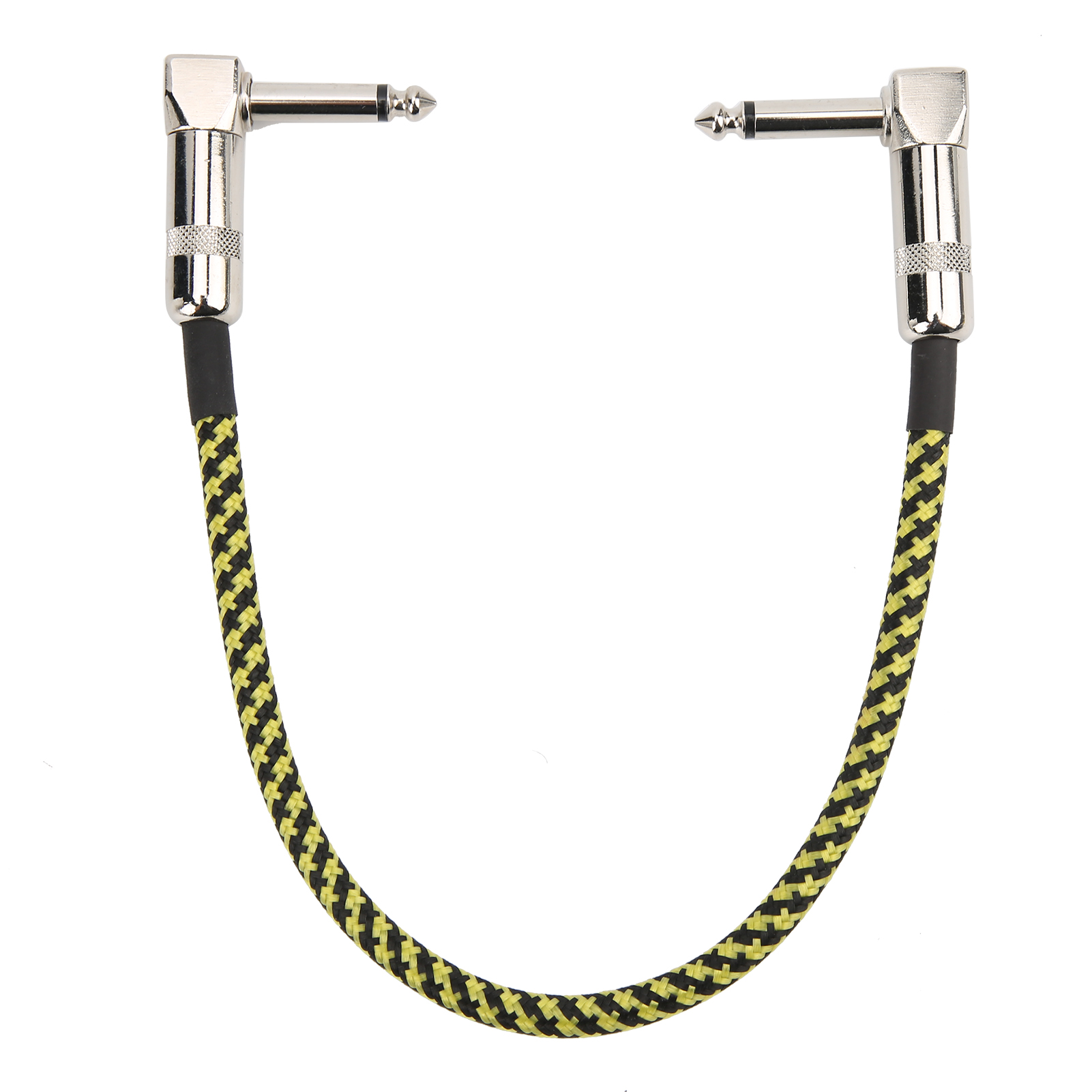 11,8-zoll-instrumentenkabel, Geschirmtes Kupfergeflecht, Rauschunterdrückung, Für Live-auftritte, Schwarz Und Gelb
