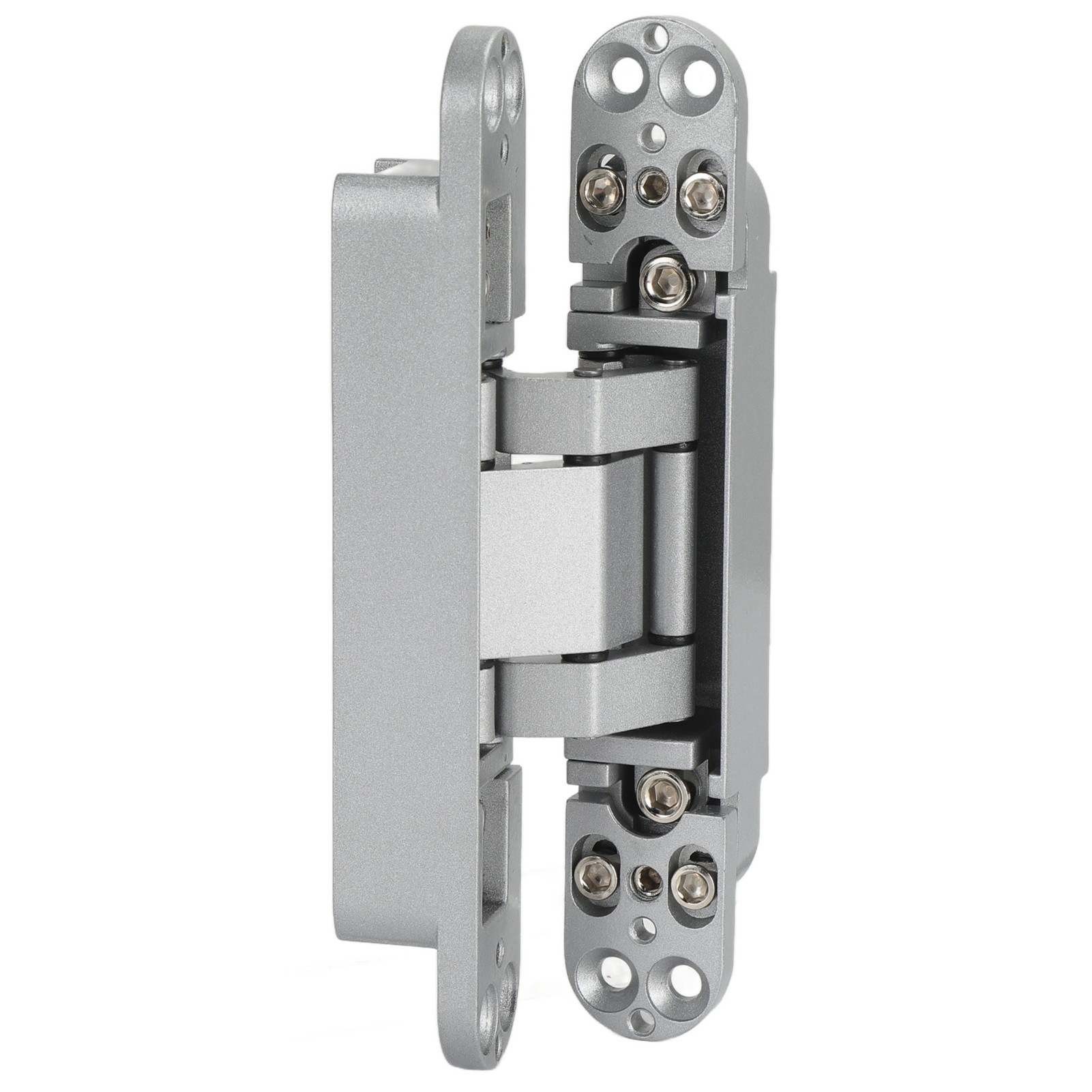 Verstellbare Türbänder, 180° Öffnungswinkel, 3d-klappband Mit Inbusschlüssel Und Schrauben Für Holztüren, Tragkraft 40 Kg, Silber