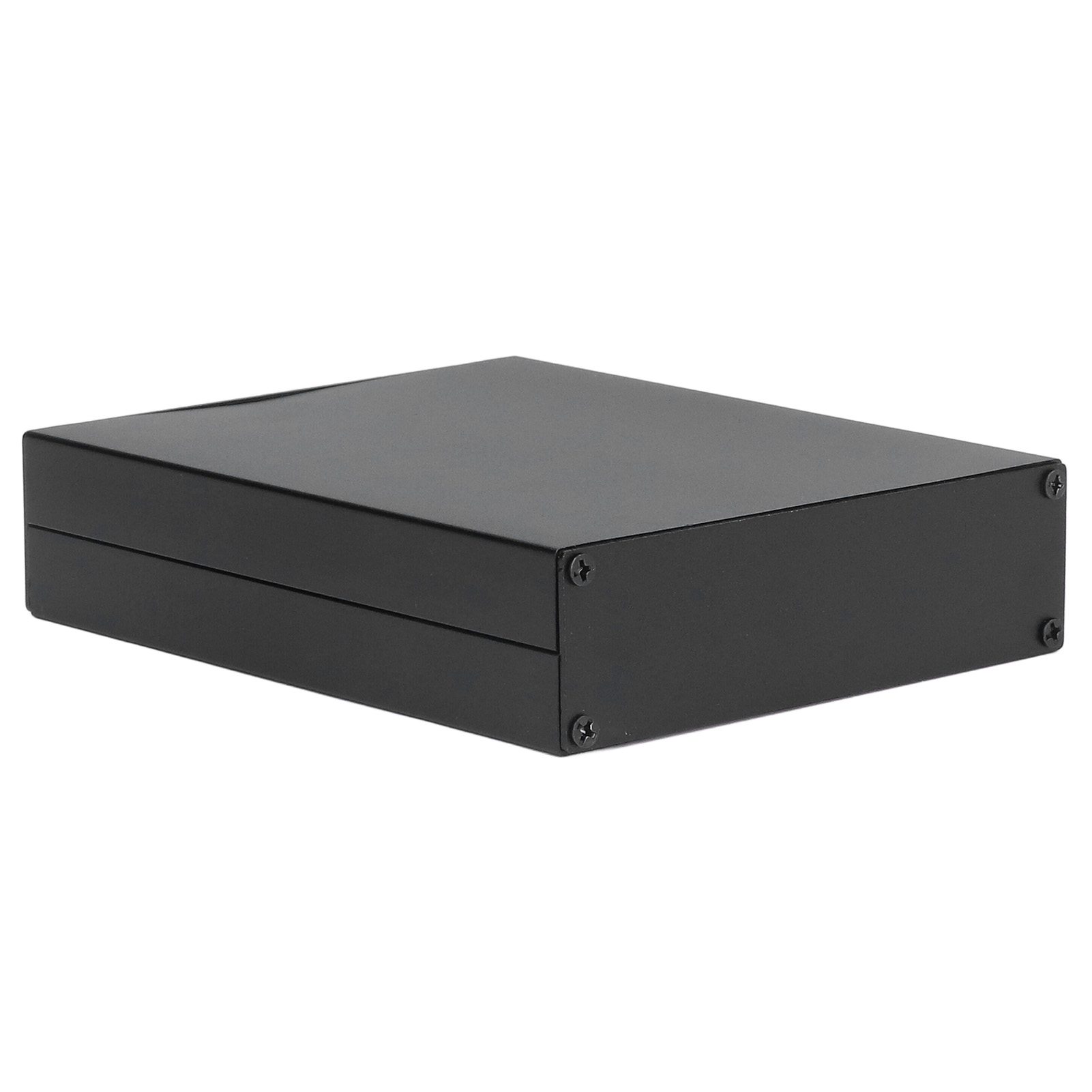 Ip65 Wasserdichte Aluminium-elektroinstallationsdose, Geteilte Wasserdichte Anschlussdose Für Heimwerkerprojekte, Schwarz, 33 X 114 X 140 Mm