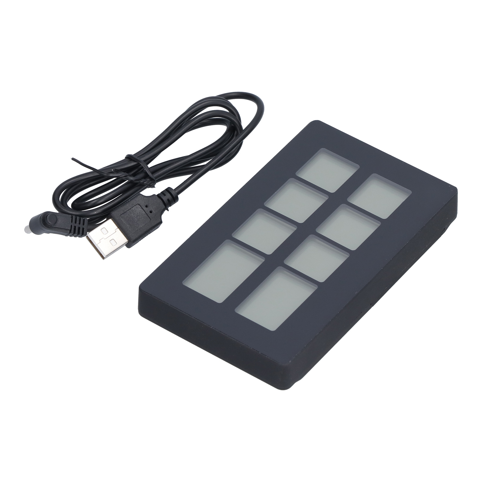 Schwarzer Magnetischer Digitaler Küchentimer Mit Großem Led-display Für Die Heimische Küche