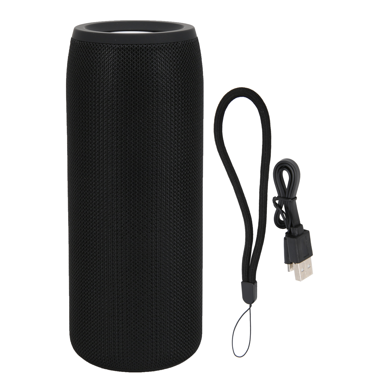 S51 Schwarzer Kabelloser Bluetooth-lautsprecher – Mini-stereo-lautsprecher Mit Kraftvollem Bass Und Kartensteckplatz Für Den Außenbereich