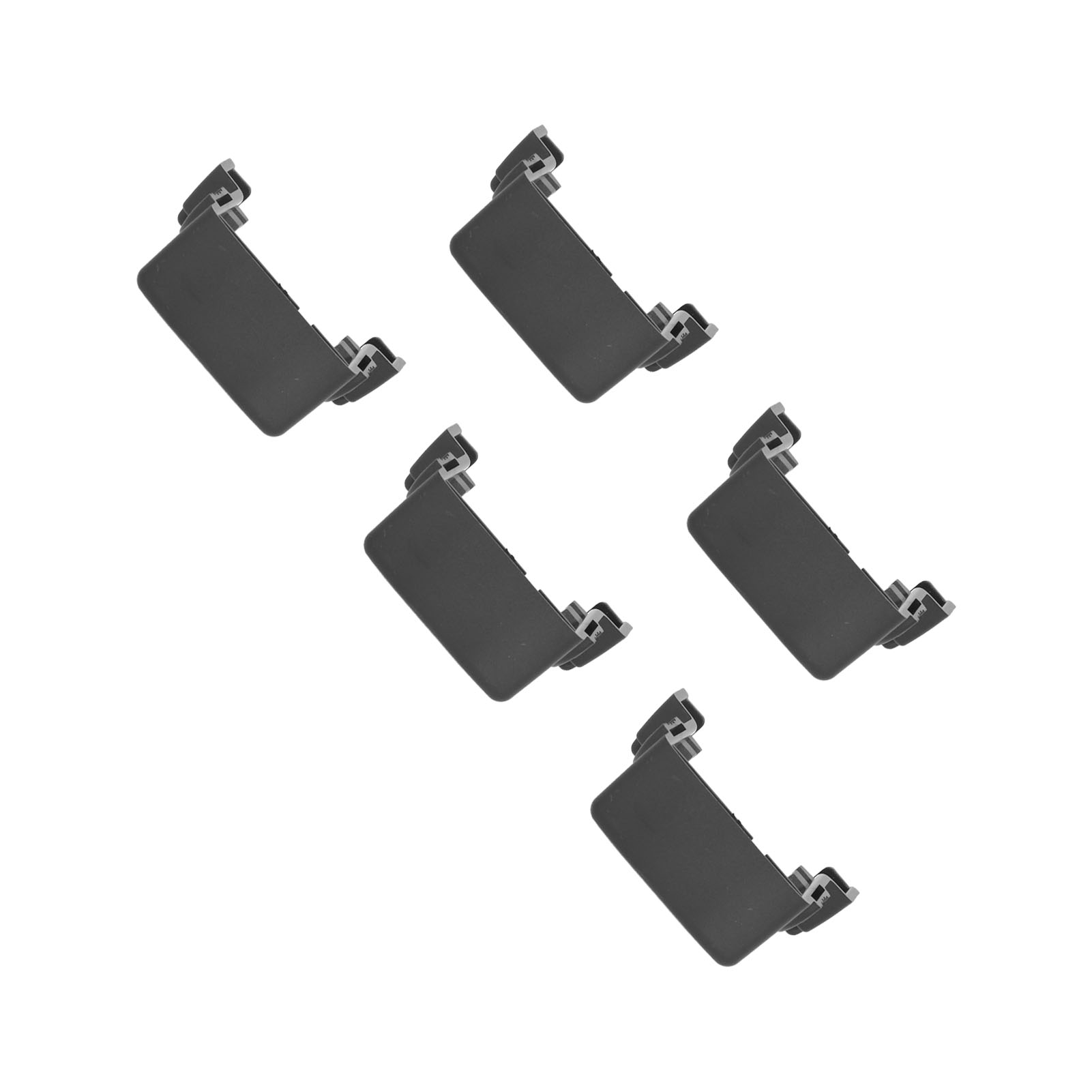 Schwarze Abs-montagehalterung Für Milwaukee M18 18v-akkus, 5 Montagehalterungen Mit Platte, Wandhalterungen Für Werkzeuge