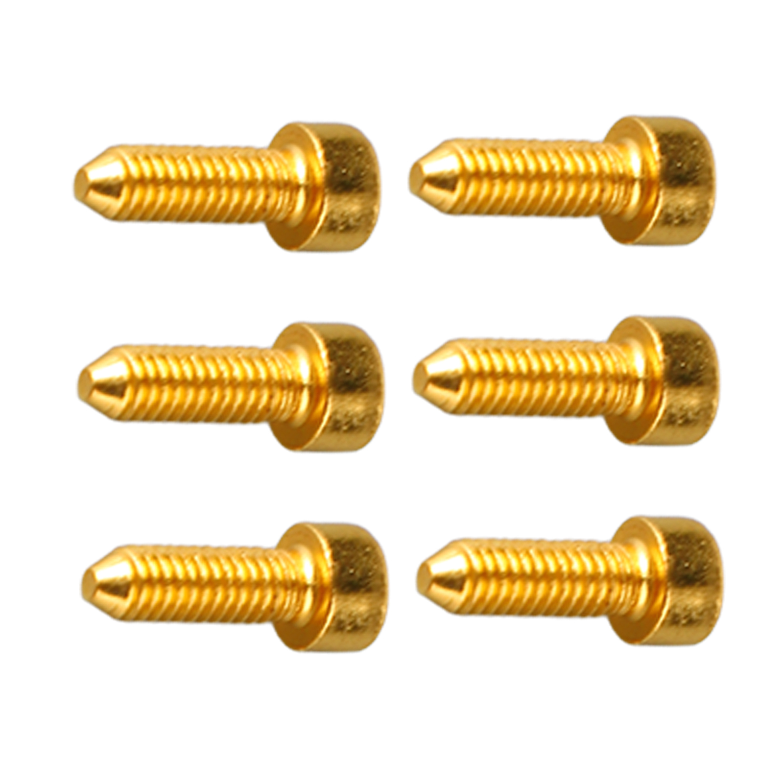 Sechskant-gitarrenschrauben, Saitenklemmschrauben Für Doppel-vibrato-steg, Konische Spitze, Gold