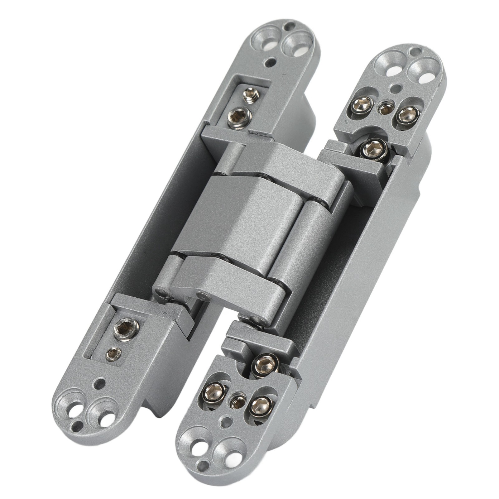 Verstellbares 180°-türband Mit Inbusschlüssel, 3d-klappband Für Holztüren, Tragkraft 40 Kg, Silber