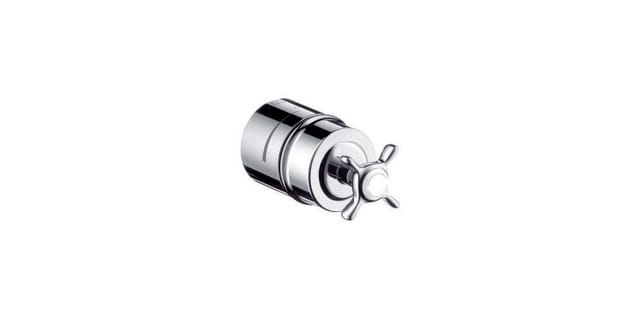 hansgrohe Absperrventil Axor Montreux Stop m Rückflussverh., Kreuzgriff, chrom