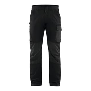 Blakläder Service Bundhose, schwarz / dunkelgrau, Konfektionsgröße 25
