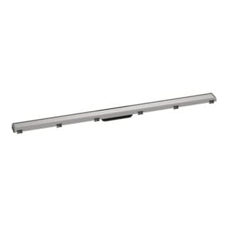 hansgrohe RainDrain Match Duschrinne 1200mm, Edelstahl gebürstet, Fertigset