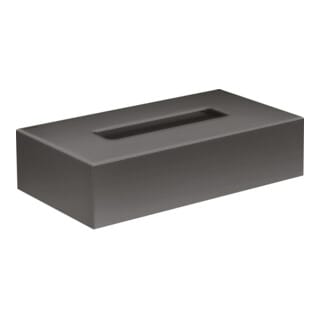 hansgrohe Kosmetikbox Axor Uni. Circular 265x145mm, Wandmont., brush. bla chrome