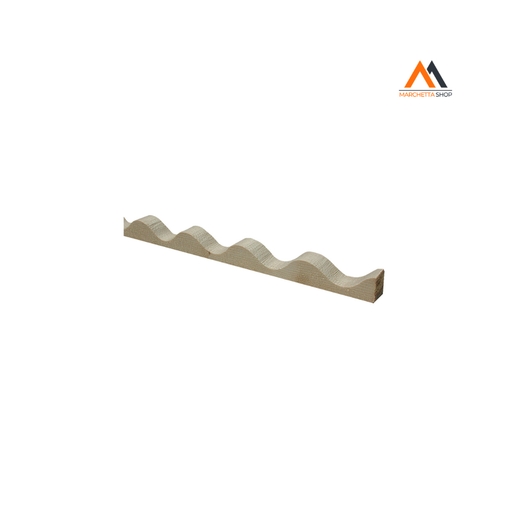 Profilo In Legno Ondulato Cm 200