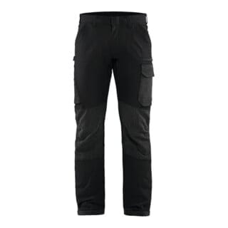 Blakläder Service Bundhose, schwarz / dunkelgrau, Konfektionsgröße 26