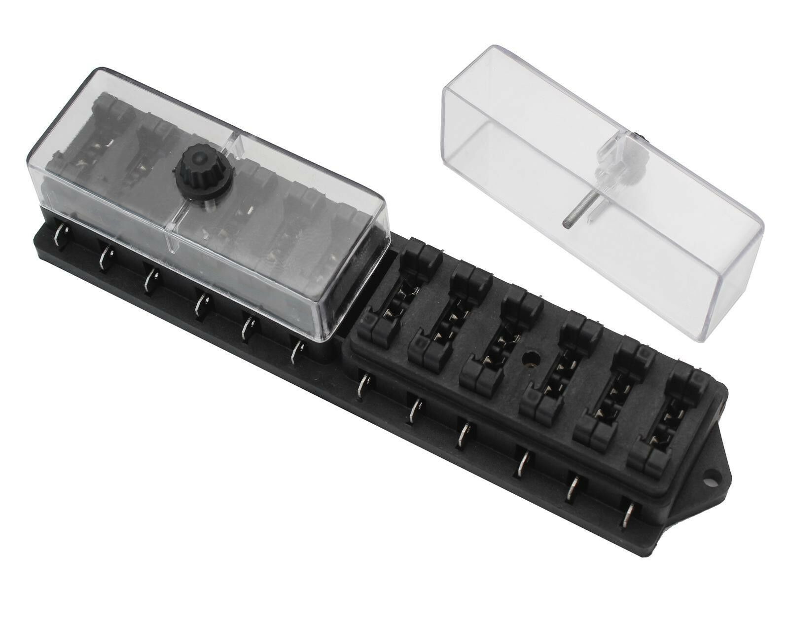 Sicherungskasten 12-fach Ato Atc 6-48v Sicherungshalter Auto Kfz Lkw Boot