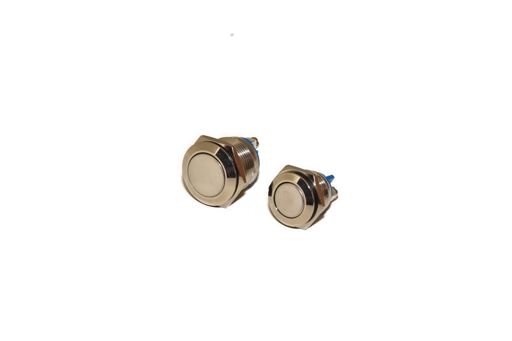 Taster Drucktaster Einbau Ø16mm/ø19mm Wasserdichte Schraubkontakte Edelstahl V2a