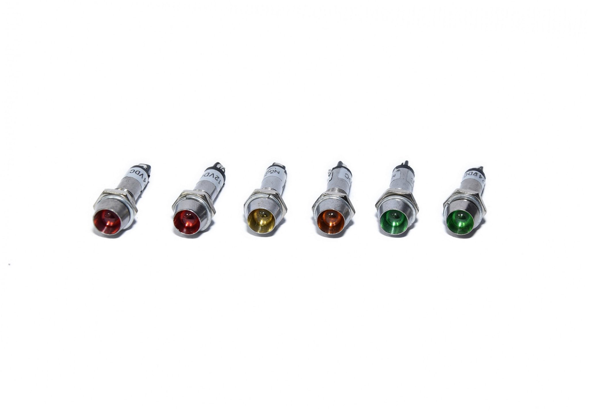 Kontrollleuchte Zink 12v/24v Led Kontrollleuchte Leuchtmelder In 3 Farben