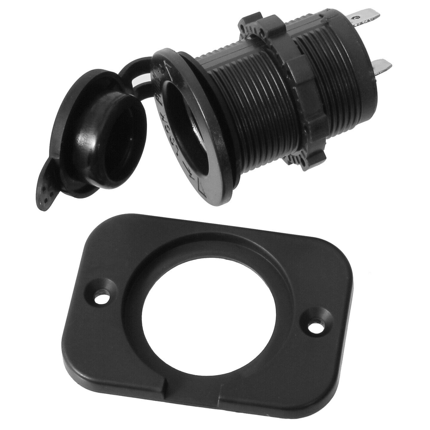 Zigarettenanzünder Buchse 12v 24v Kfz Steckdose Einbau Auto Motorrad Universal