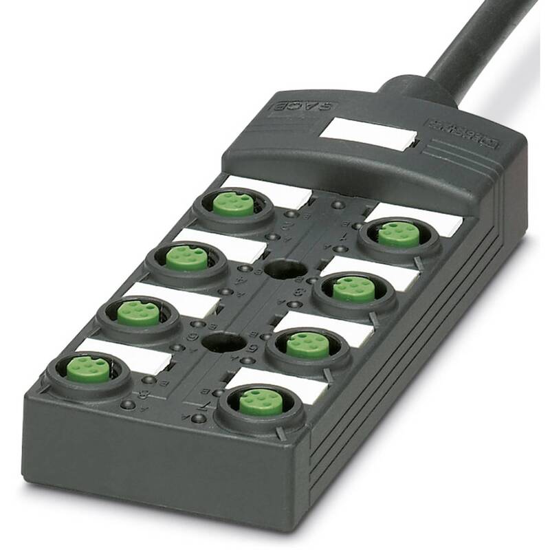 [neuwertig] B-ware Phoenix Contact Sensor/aktorbox Sacb-8/8-l-10,0pur Sco P Ip65 8-fach 1 St. Stück