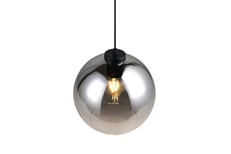 [gebraucht] B-ware Reality Leuchten Liora Pendant Light, Smoky Grey, Ø 25 Cm, Glass, E27