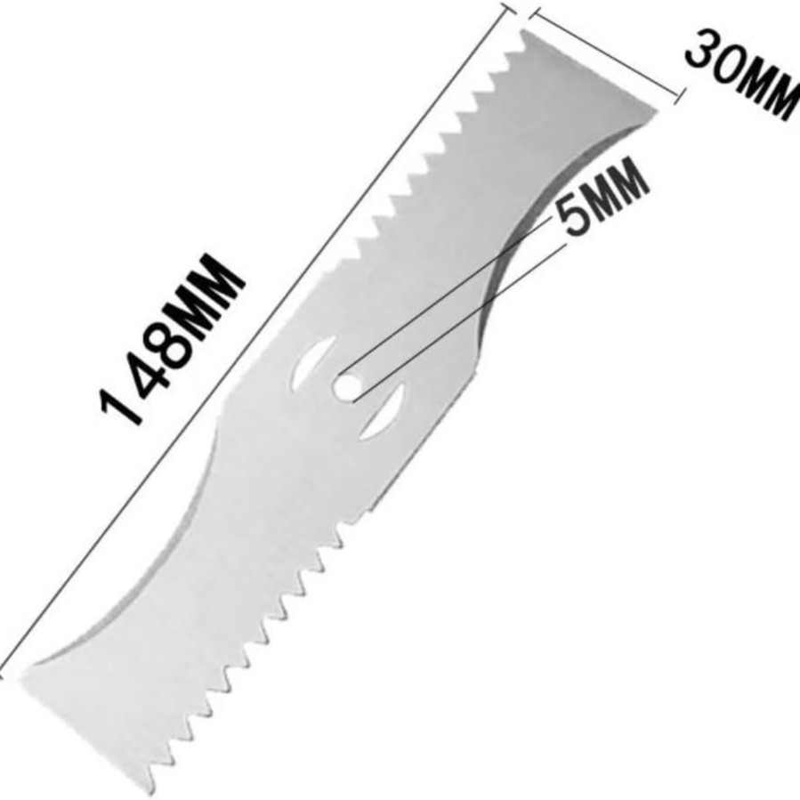 Packung Mit 20 Gebogenen, Gezahnten Klingen-x-x