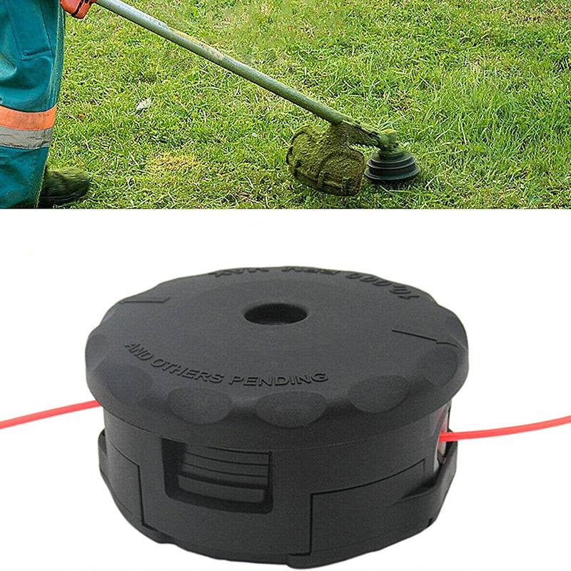 Kompakter Trimmerkopf Für Freischneider, 2er-pack, Inklusive Schneidnetz, Kompatibel Mit M10x1,25, Gartenzubehör Ohne Demontage-x-x