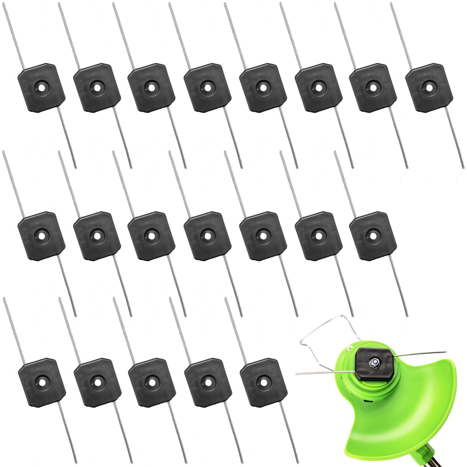 150 Mm (6 Zoll) Nylon-fadentrimmerkopf – 5 Mm Innendurchmesser – Ersatzklinge Für Freischneider Und Rasenmäher – X-x