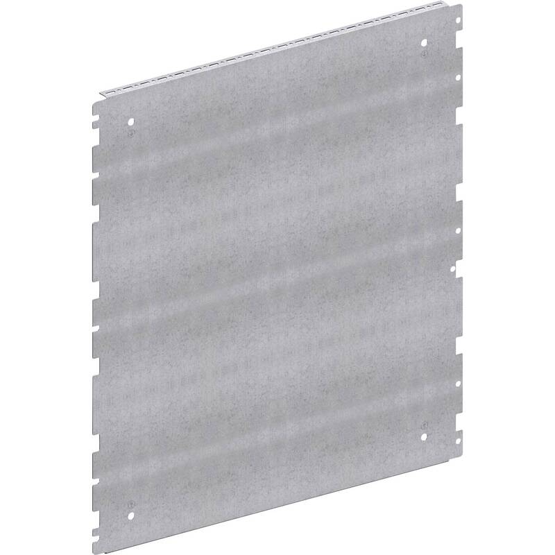 [gebraucht] B-ware Rittal Montageplatte Vx 8617.663 Stahlblech 600x600mm Stabil Langlebig 1,5mm