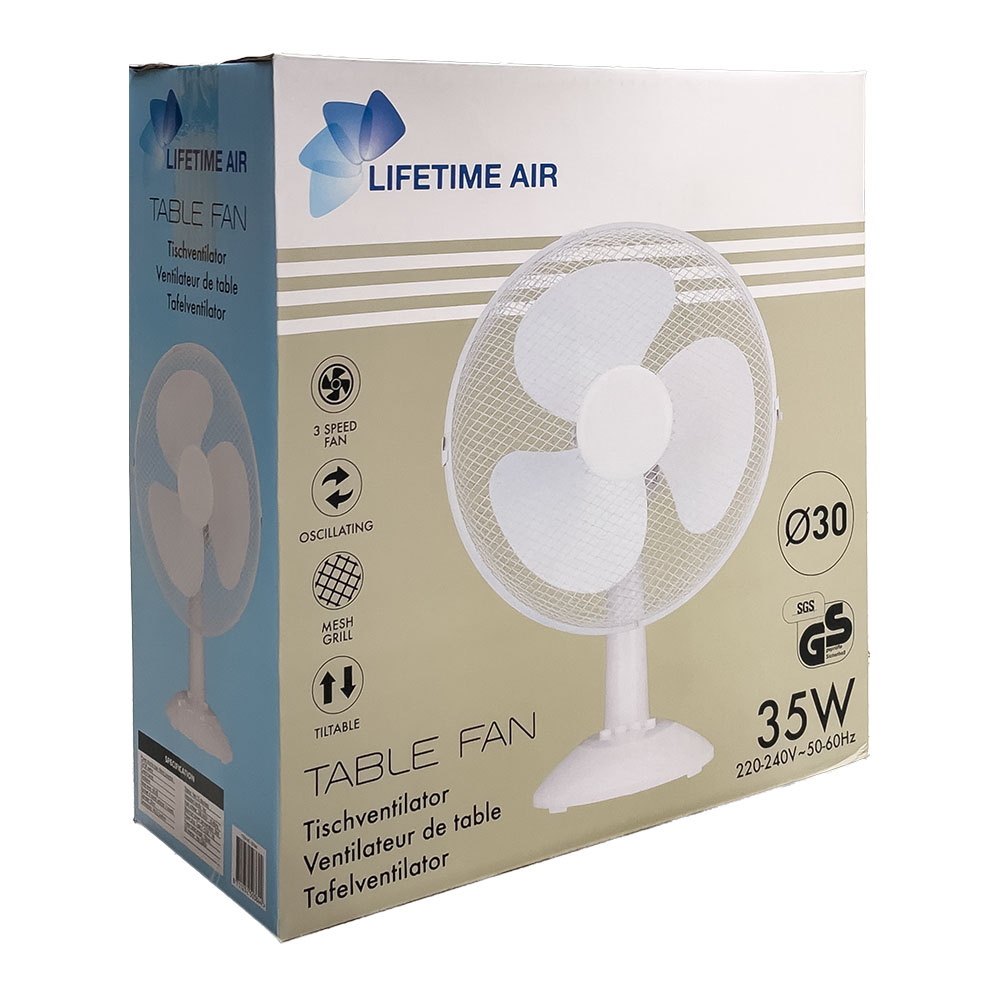 [gebraucht] Tischventilator 35 W, Ø30 Cm, White