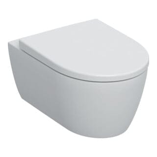 Geberit Wand-WC, Tiefspüler Set iCon 36x53cm, ge F., rimfr., m Sitz, we. ma