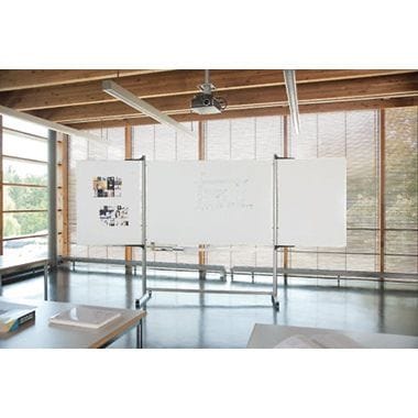 Magnetoplan ferroscript-Klapptafel mobil, dreiteilig, 1800 x 1200 mm