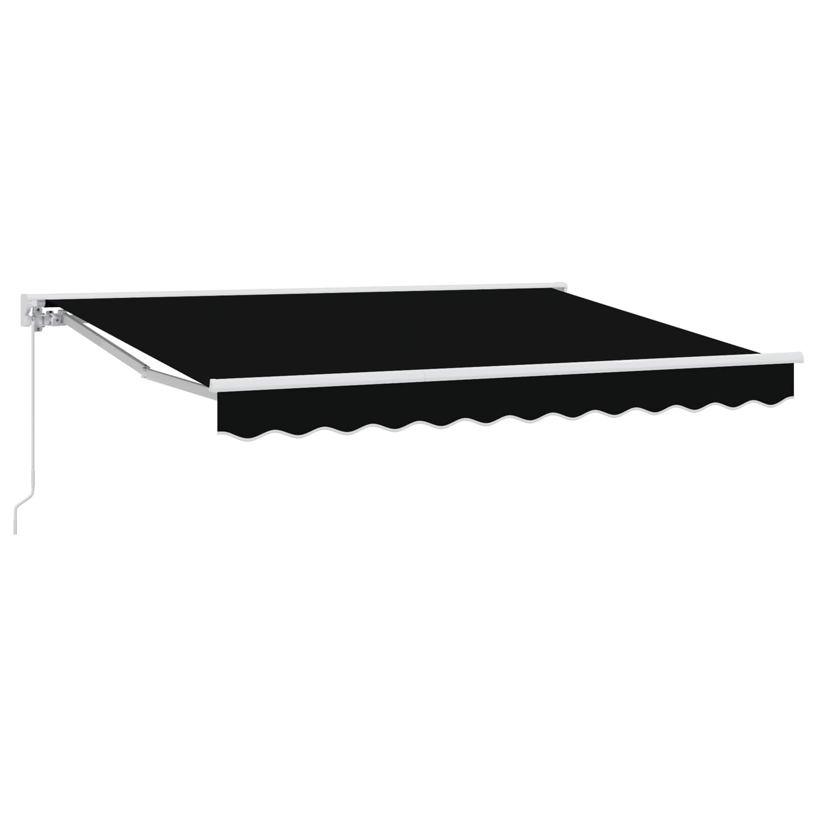 Maison Exclusive - Manuell Einziehbare Markise Schwarz 3 X 2,5 M