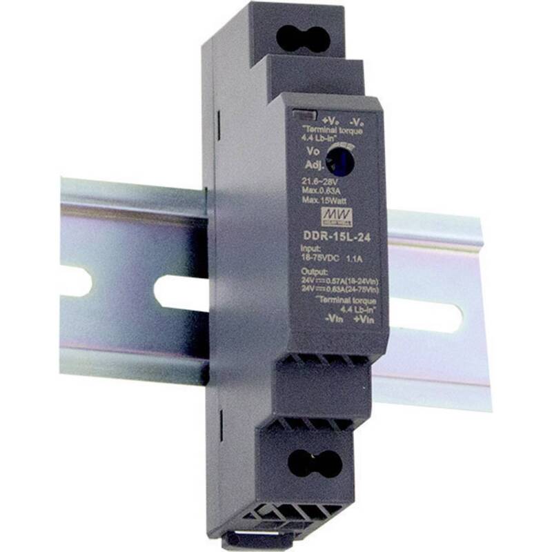 [gebraucht] B-ware Mean Well Dc/dc Wandler Ddr-15l-5 Hutschienenwandler 5v 3a 15w 1 Ausgang 68g