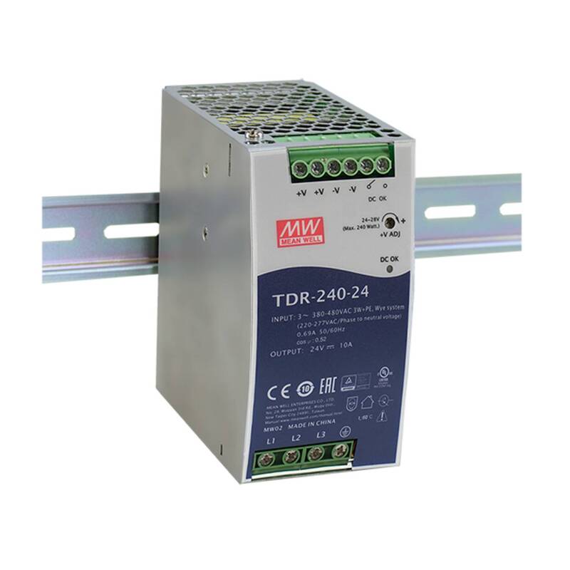 [gebraucht] B-ware Mean Well Tdr-240-24 Hutschienen-netzteil 24 V/dc 10 A 240 W 1 Ausgang