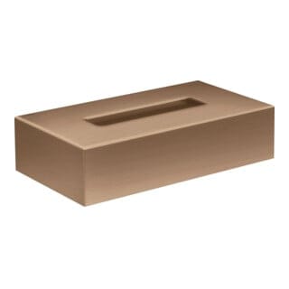 hansgrohe Kosmetikbox Axor Uni. Circular 265x145mm, Wandmontage, brushed red gold