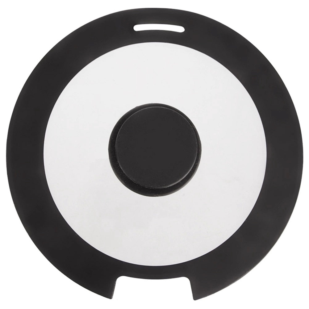21 Cm Glass Lid With Silicone Edge And Steam Vent