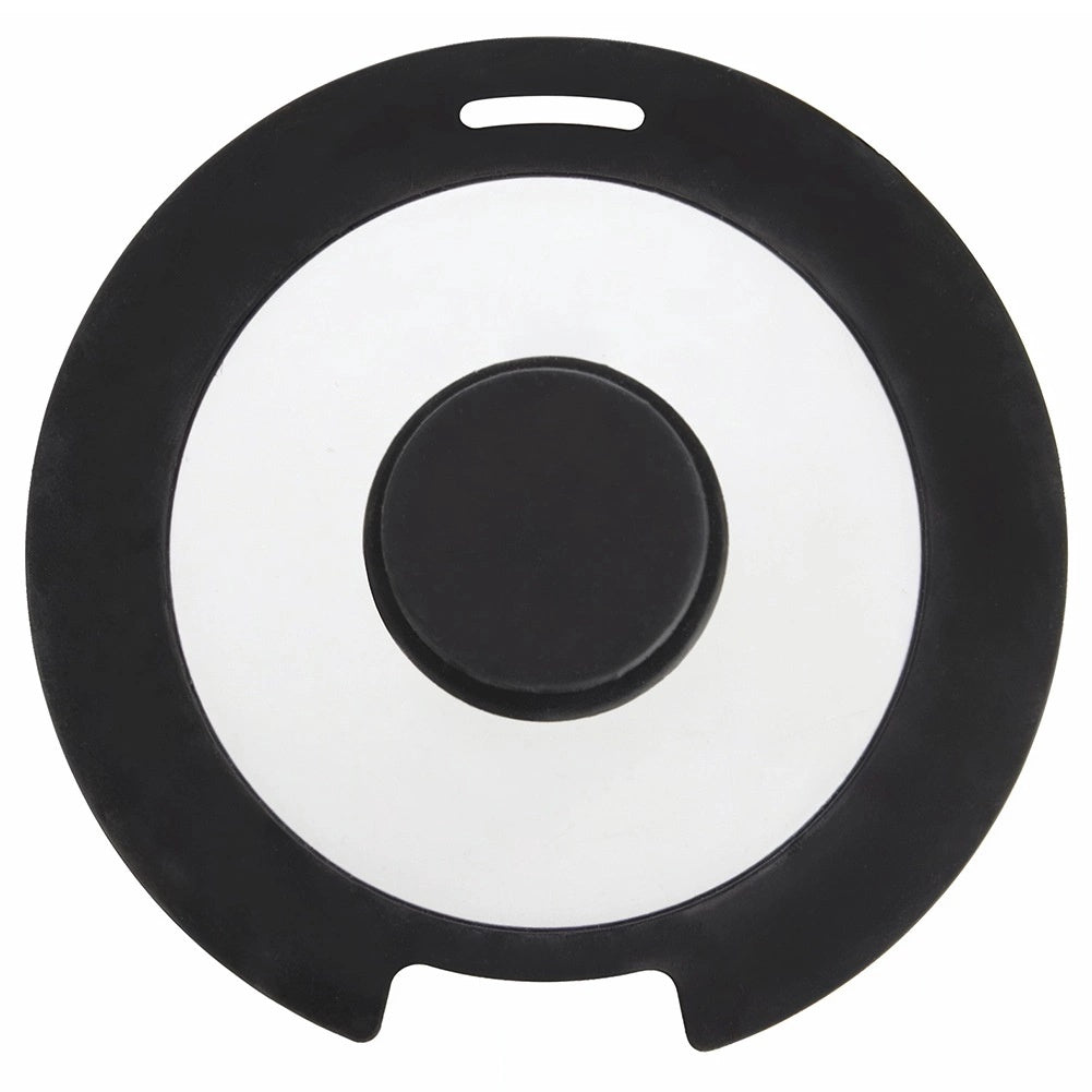 17 Cm Borosilicate Glass Lid With Silicone Rim