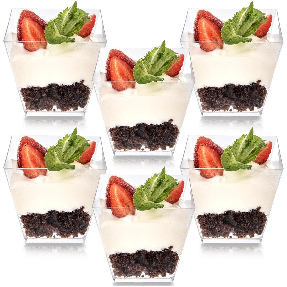 Dessert Cups Set, 180 Ml, Reusable, 6 Pcs