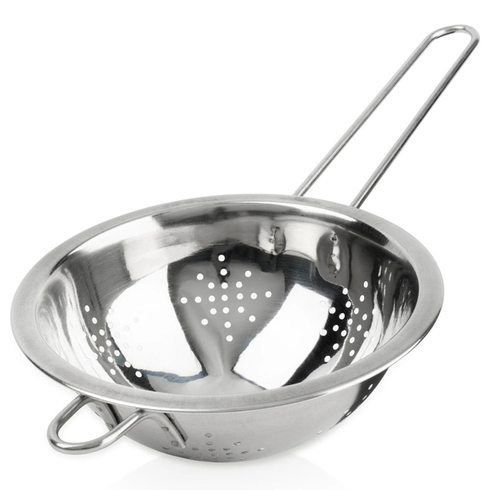 Stainless Steel Colander With Long Handle, 16 Cm