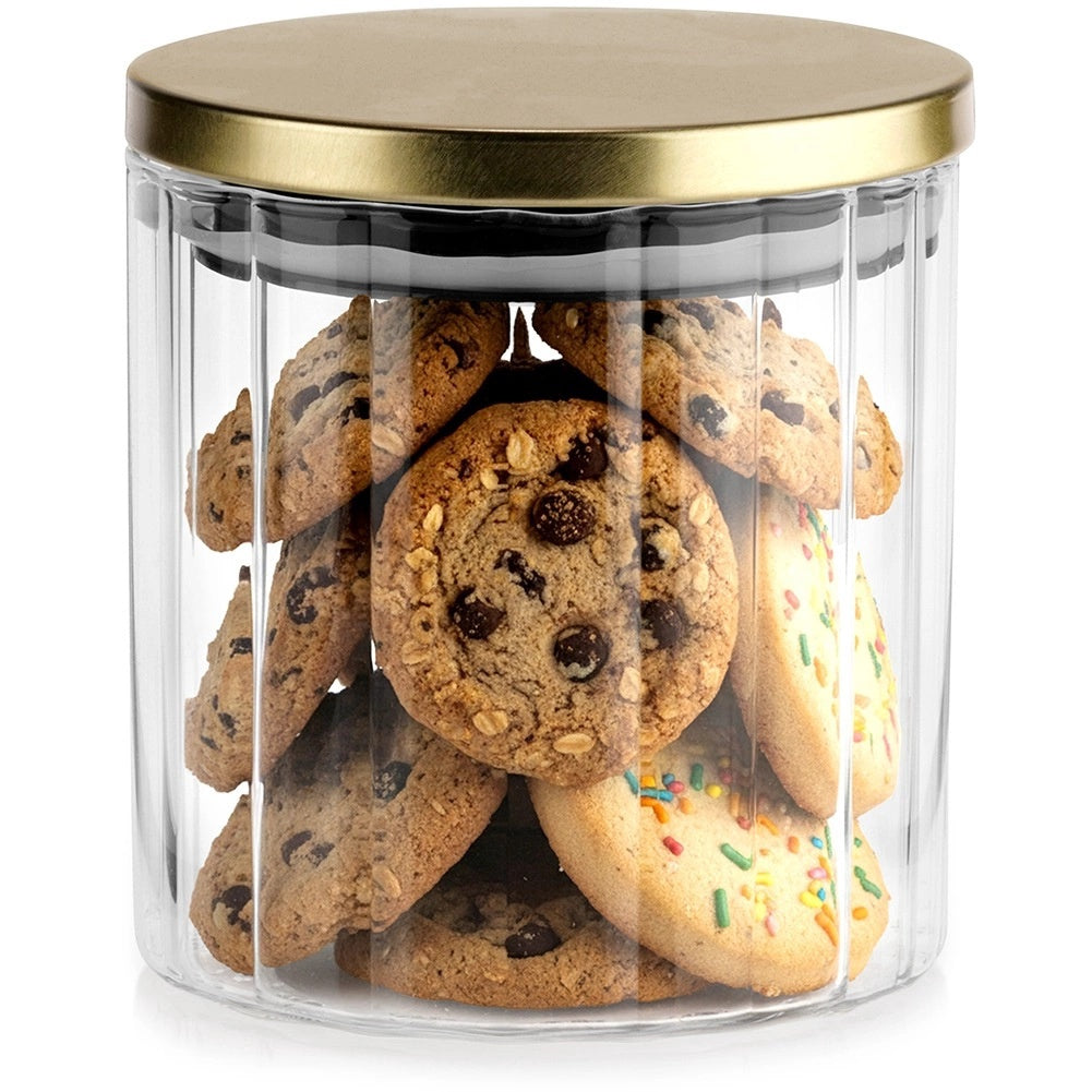 Glass Food Storage Container With Airtight Lid, 650 Ml
