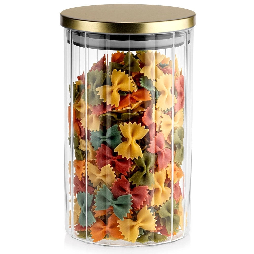 Glass Food Storage Container With Airtight Lid, 1l
