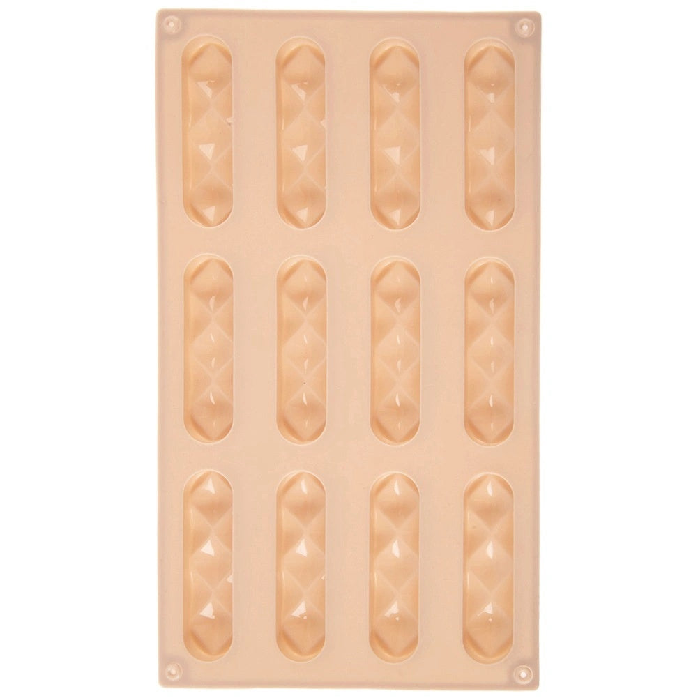 Silicone Cookie & Praline Mold, Beige, 29.5x17x1.5 Cm