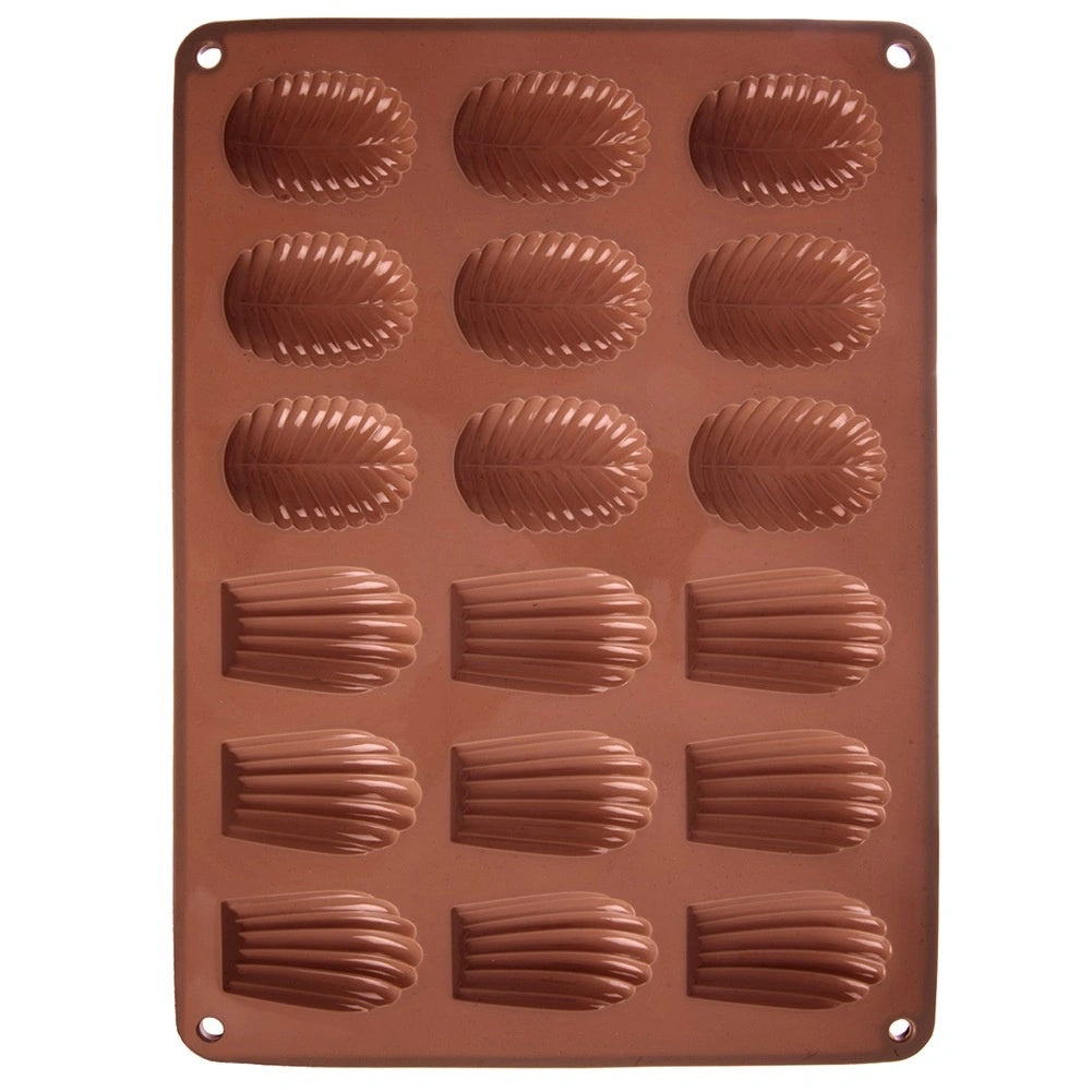 Silicone Baking Mold For Madeleines & Pralines, 34x25 Cm