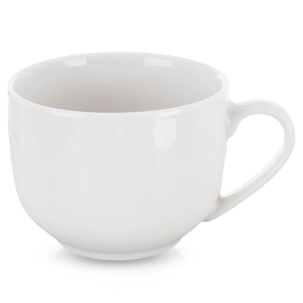Xl White Porcelain Mug, 650 Ml Capacity