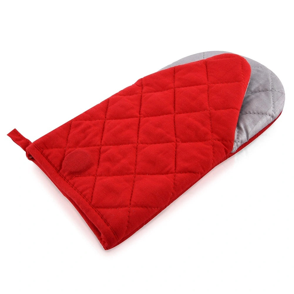 Red Teflon Oven Glove, 25.5 Cm, Heat Resistant