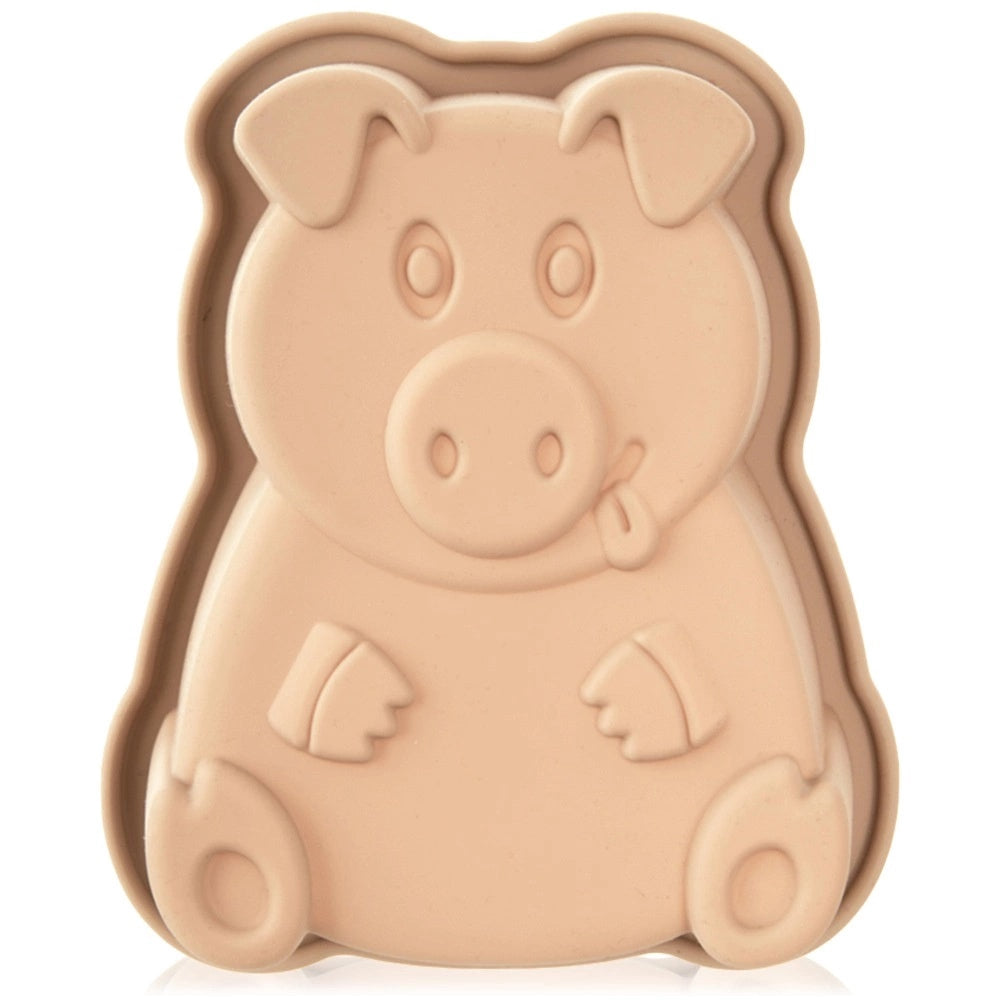 Silicone Pig-shaped Baking Mold, 18x14.5x4.5 Cm