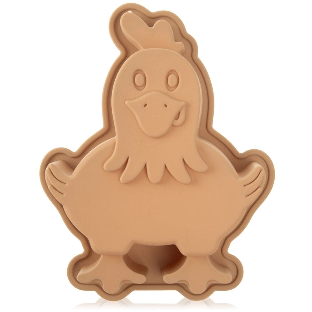 Silicone Chicken-shaped Baking Mold, 19.5x15x4 Cm