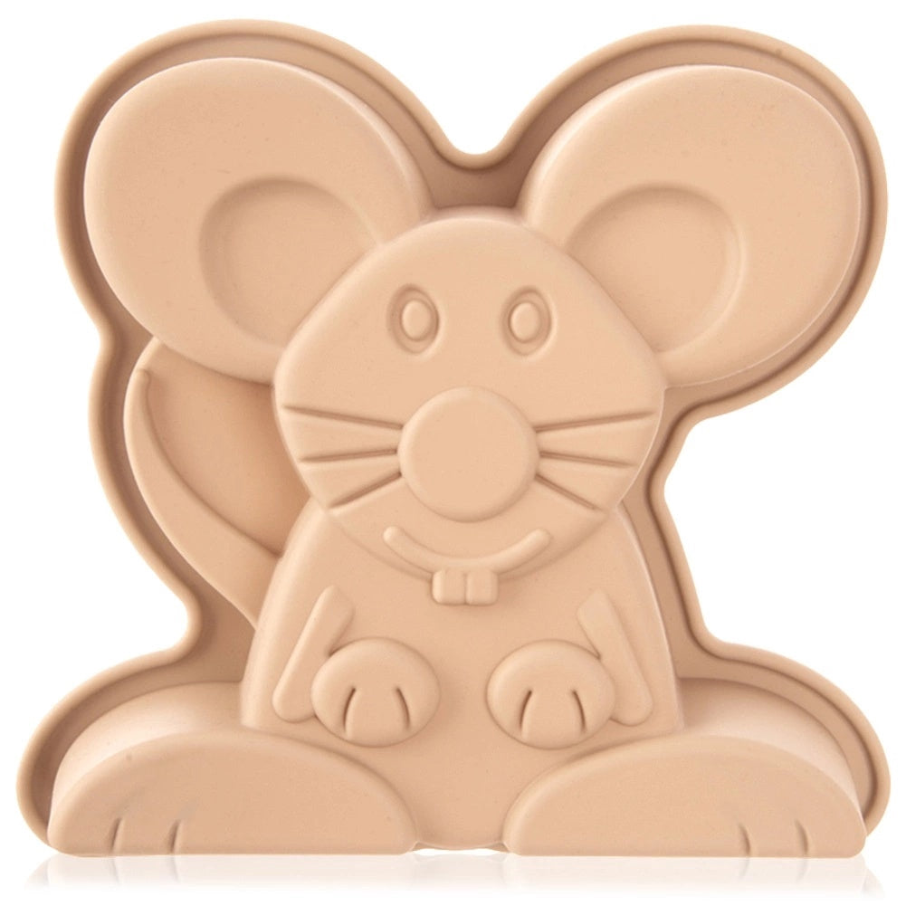Silicone Mouse-shaped Baking Mold, 20x20x4.5 Cm