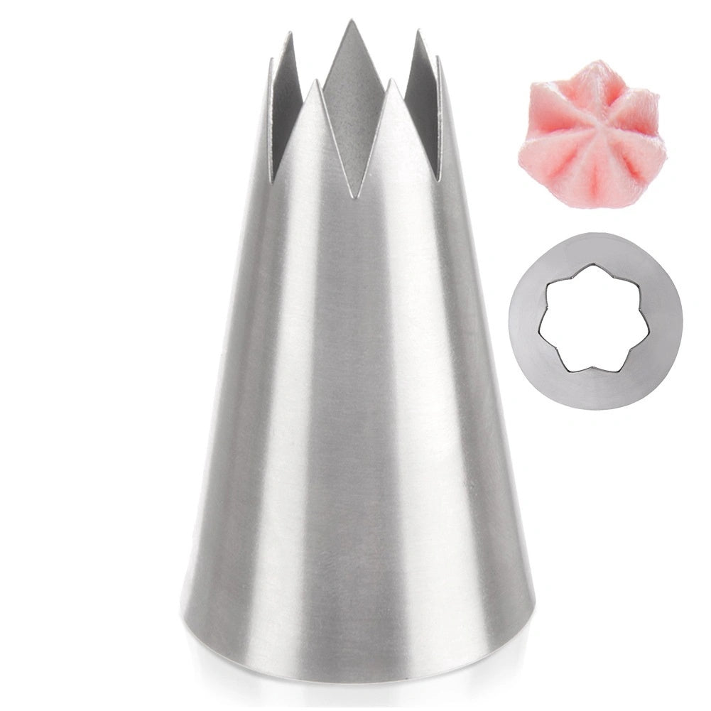 Stainless Steel Flower Piping Nozzle For Cakes