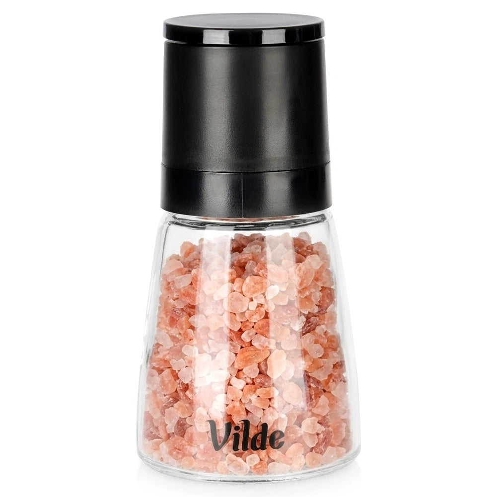 Glass Pepper And Salt Grinder, 13.5 Cm, Ceramic Mechanism
