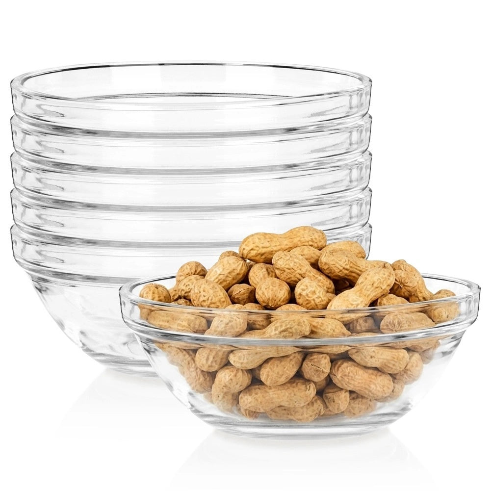 Glass Bowls Set, 470ml, 14cm, 6 Pieces