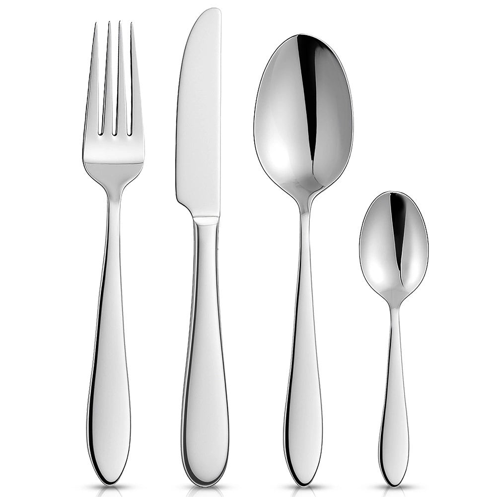 Stainless Steel Cutlery Set For 6, 24 Pieces