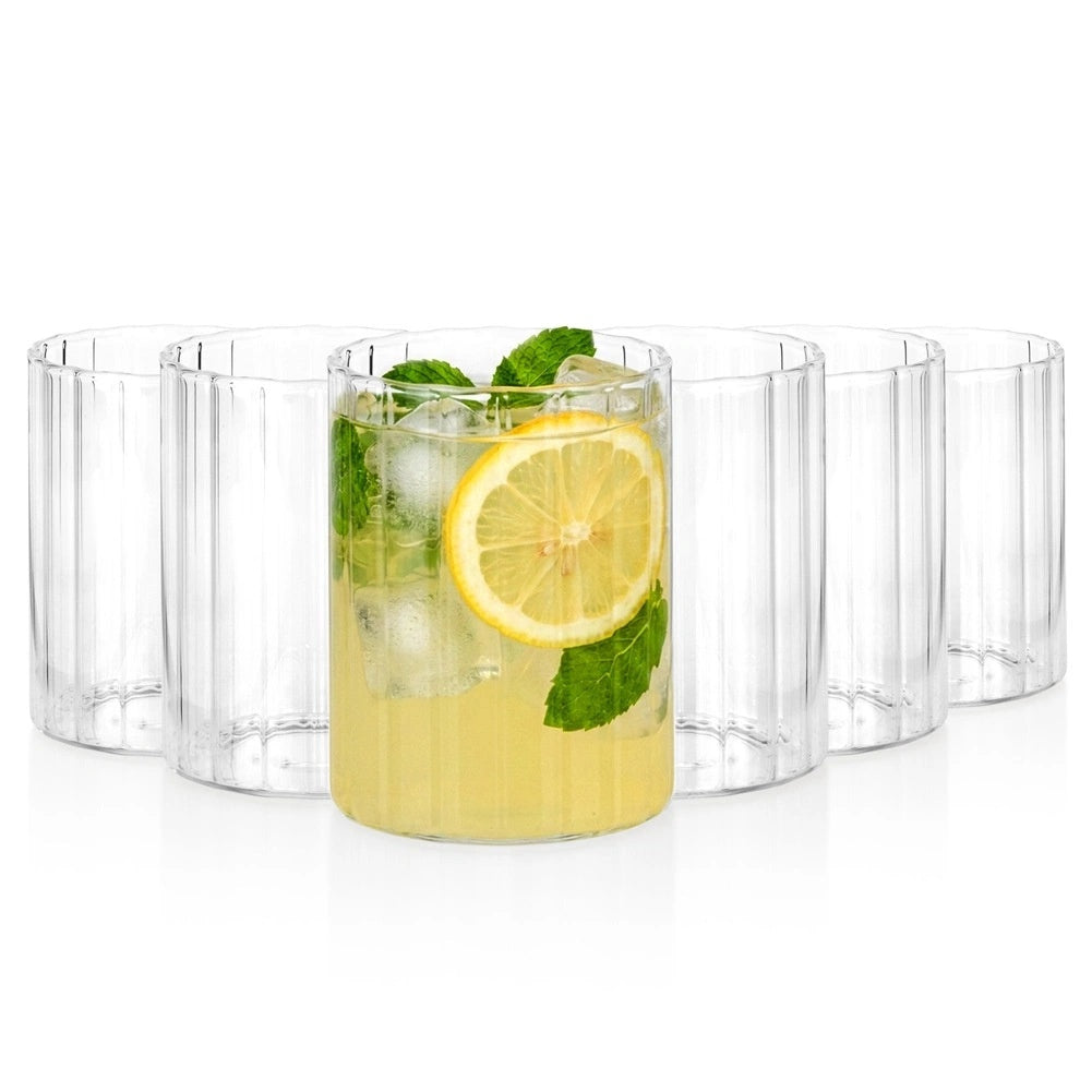 230 Ml Borosilicate Glass Tumblers, Set Of 6
